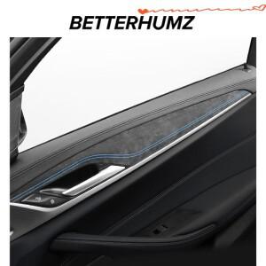 자동차 인테리어 문짝 패널 트림 스트립 성능 알칸타라 제작 BMW G30 시리즈 5 튜닝 액세서리 4 개