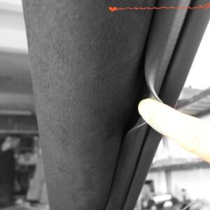 스웨이드 A-필러 보호 스티커 스바루 BRZ 토요타 GR86 2021 LHD 패드 쿠션 인테리어 트림 액세서리