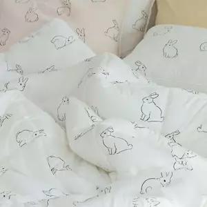 리틀버니 화이트 슈퍼싱글 SS 세미 마이크로 사계절 이불