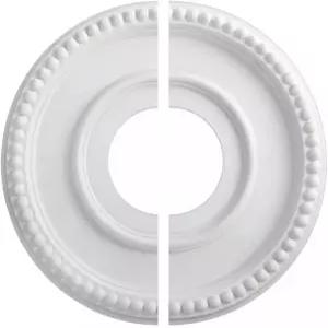천장 리온 화이트 PU 원형 분할 디자인 315mm 외경 장식 커버 플레이트 교체용 캐노피 홈 샹들리에 팬용