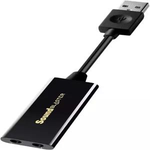 랩 사운드 블라스터 플레이 Windows 및 Mac용 외장 USB 어댑터 3개 플러그 앤 드라이버 필요 없음 24비트