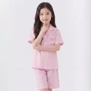 [아트박스]/프리미에팜 마이멜로디 아동 시어서커 체크 5부 파자마세트