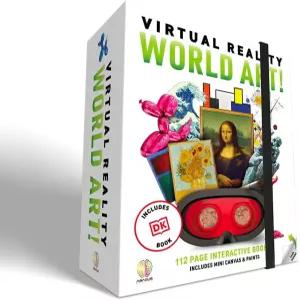주판 브랜드 가상현실 월드 아트! - 일러스트 인터랙티브 VR 도서 및 STEM 학습 활동 세트 8세 이상용
