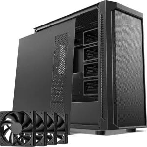 다크락 클래식코 맥스 스토리지 마스터 E-ATX 컴퓨터 케이스 4x120mm 블랙 팬 10x3.5 HDD+3 x2.5 SDD USB