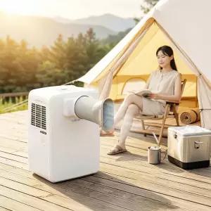 집중냉방 강력한냉기 이동식 가정용 캠핑에어컨 300W 절전형/차박 업소용 낚시 텐트 야외에어컨