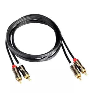 HBFQMDJLX 2 RCA to 오디오 케이블 3M 10FT 턴테이블 리시버 TV 스피커 앰프 내구성이 뛰어난 PVC 재킷을