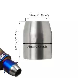 51mm-38mm 오토바이 배기구 어댑터 커넥터 용접 파이프 범용 배기 튜브