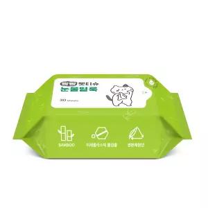 (2개묶음)빵빵 펫티슈 눈물얼룩