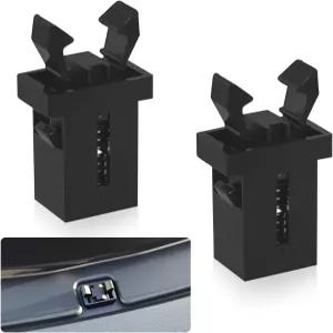 VKQTS 2PCS 자동차 선글라스 홀더 캐치 래치 고장 난 부품 교체용 자동 잠금 오버헤드 콘솔 루프 클립