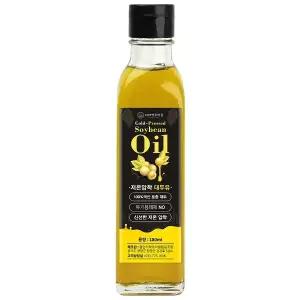 국산 프리미엄 토종 대두 저온압착 콩기름 대두유 180ml
