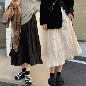 선물 주름 루즈핏 여성 캐쥬얼 오피스룩 여친룩 코디