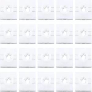 Be In Your Mind 20Pcs 플라스틱 사이드 실 스퀘어 리테이닝 클립 스커트 스마트 포트 2 451 및 아우디 뉴