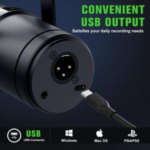 Shure SM7B용 스튜디오 녹음  보컬용  다이나믹 마이크 선택 가능한 주파수 응답