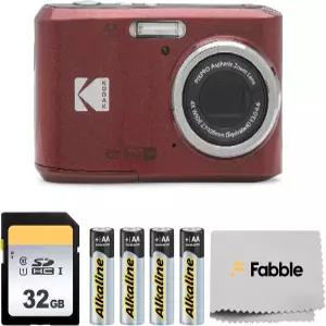 4배 광학 줌 27mm 광각 및 2.7인치 LCD 화면 번들 32GB SD 메모리 카드 AA 배터리(4팩) 렌즈 클리닝