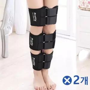 바른자세밴드 TBZ 3단 보정 다리보정벨트 블랙 XLx2개 바른자세