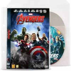 펠트 인서트가 있는 타리폴드 DVD 보호 슬리브 디스크 2개 바인더 구멍 커버 공간 클로징 플랩 50개/팩