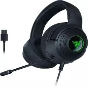 크라켄 V3 X 유선 USB 게이밍 헤드셋 경량 빌드 - 트라이포스 40mm 드라이버 하이퍼클리어 카디오이드