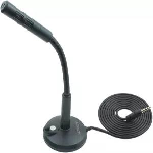랜디보 3.5mm 남성 마이크 플러그 앤 플레이 데스크톱 노트북 구스넥 게임 회의 녹음 팟캐스트 및 온라인
