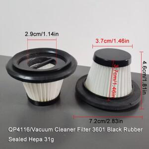 1pcss 필터 Hippa 자동차 진공청소기 55x26x45mm YX-3560- 부직포 액세서리