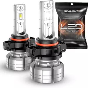 SEGHT 5202 LED 안개등 전구 2000LM 24W 강력 침투 520 PS9W 6500k 쿨 화이트 5530 CSP 칩 IP68 방수