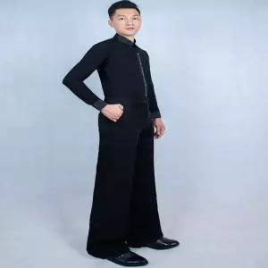 남자 댄스복 바지 댄스인서울 무대 삼바 무용 연습 사교 재즈 의상 댄스스포츠 하의 새로운 옵션 1 새로운