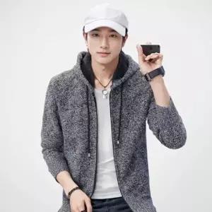 [텐바이텐]후드 가디건 C3 두꺼운 후리스