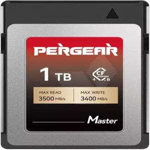 PERGEAR 1TB Cfepress 4.0 Type B 메모리 카드 마스터 시리즈 3500MB/s 쓰기 속도 및 읽기 8k RAW 비디오