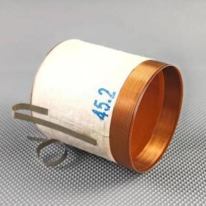 1pcss 45.2mm 8 Ohm 2 레이어 inOut 구리 와이어 보이스 코일 우퍼 베이스 스피커