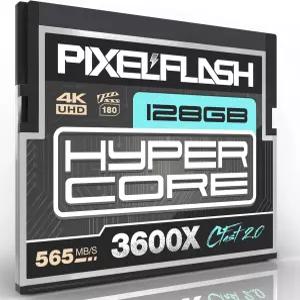 픽셀플래시 128GB CFast 2.0 카드 3600X HyperCore 570MB/s SATA3 VPG180 DSLR 시네마틱 비디오 및 포토캠