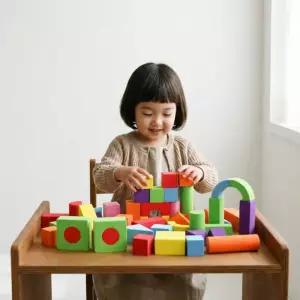 어린이 유아 블럭 세트 블록 놀이 만들기 장난감 교구