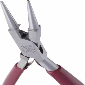 비드스미스 로저리 플라이어 ？ 광택 스틸 PVC 컴포트 그립 더블 스프링이 장착된 6인치(52mm) 주얼리 제작