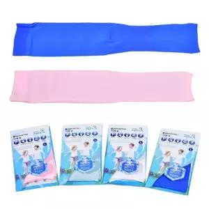 혜명생필품몰 (동산)아쿠아 엑스 아동용 파스텔 쿨토시 자외선차단팔토시 골프쿨토시 자외선차단쿨토시 여