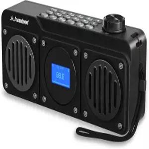 아반트리 붐바이트 - 블루투스 스피커 뛰어난 사운드 메탈 마감 MP3 플레이어 지원 마이크로 SD 카드 및