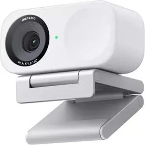 Insta360 링크 2C - PC/Mac용 4K 웹캠 1/2인치 센서 자동 프레임 HDR AI 노이즈 캔슬링 마이크 스트리밍