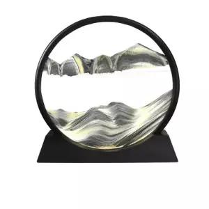 [텐바이텐]모래시계 3D 모래멍 샌드아트 인테리어 모래 액자 LED 소 멍때리기