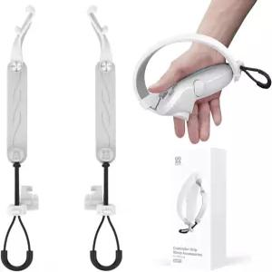 MODJUEGO 미끄럼 방지 터치 컨트롤러 그립 스트랩 VR 액세서리 PICO 4 헤드셋 1쌍