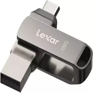 Lexar 128GB 점프드라이브 듀얼 D400 USB 3.2 타입-C 및 플래시 스토리지 확장 15용 사진 백업 최대