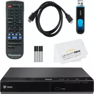 파나소닉 DVD 플레이어 리모컨 고속 6피트 4K HDMI 케이블 울트라 USB 플래시 드라이브 64GB 및 고품질