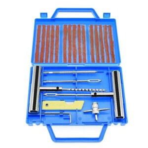 ROYWOO 22pcs 타이어 수리 키트, 헤비 트레일러용 잔디 깎는 듀티 기계, 트랙터, 도구 ATV, SUV, 플러그 RV, 자동차, 모터사이클, 및 세트