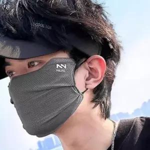 남자 아웃도어 외출 여름 용 메쉬 통풍 마스크 코디