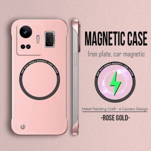 Realme 10 11 프로 플러스 GT Master Neo 2 3 3T 무선 충전 하드 뒷면 커버 용 프레임리스 마그네틱 슬림