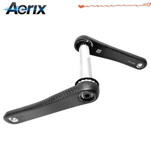 초경량 카본 크랭크셋 24mm 티타늄 액슬 로드 그래블 자전거 110BCD 4/5 볼트 호환 이스턴/엑스케이디/시게