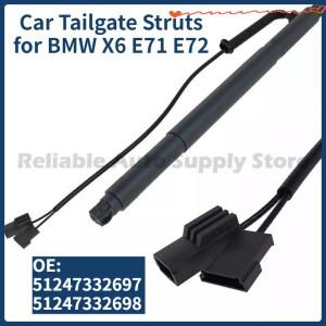 BMW X6 E71 트렁크 전동 서포트 로드용 자동차 테일게이트 스트럿 1쌍 51247332697