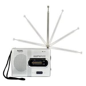 BC-R21 미니 AM FM 라디오 배터리 구동 휴대용  수신 가장 긴 실행 시간 워킹 홈 스피커