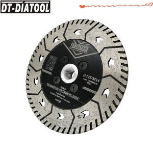 DT-DIATOOL 다이아몬드 커팅 디스크 연삭 톱날 화강암 대리석 콘크리트 휠 컷 플레이트 용 2pcs 125mm