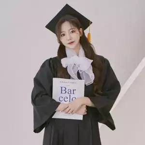 [텐바이텐]교복몰 (대여) 베이직 무지 졸업 스카프 졸업가운