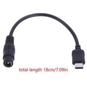 DC C타입 암커넥터 5.5x2.1 암커넥터 케이블 전원 잭 커넥터 어댑터 USB 변환기