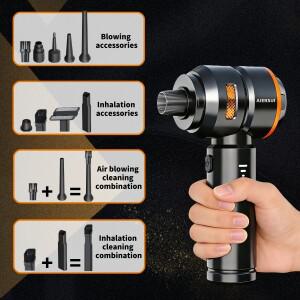 AIERSUI-906 16000Pa Car Vacuum Cleaner Portable Wireless 미니 High Suction