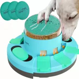 Zenly Paws 네일 파일 손톱용 개 스크래치 패드 보드 스크래처 슬로우/퍼즐 피더 간식 상자 디스펜서
