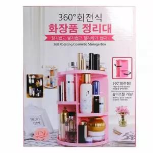 회전형 회전식 화장품 정리대 메이크업 화장품 수납 정리함 화장대 디스